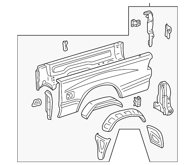 65500-0C060 Деталь SIDE PANEL, RIGHT