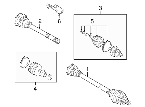 Passat DRIVE AXLES