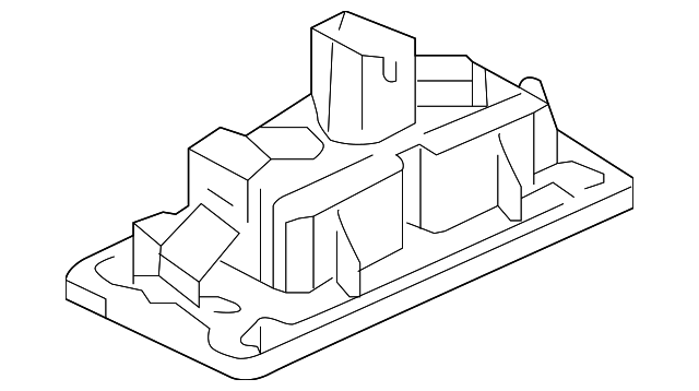 3AF-943-021-A Деталь LICENSE LAMP, LEFT