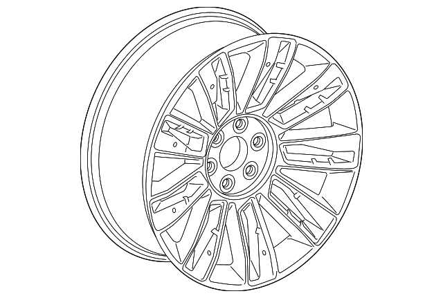 22934656 Деталь WHEEL, ALLOY