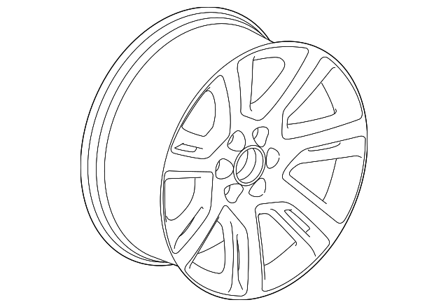 22939271 Деталь WHEEL, ALLOY