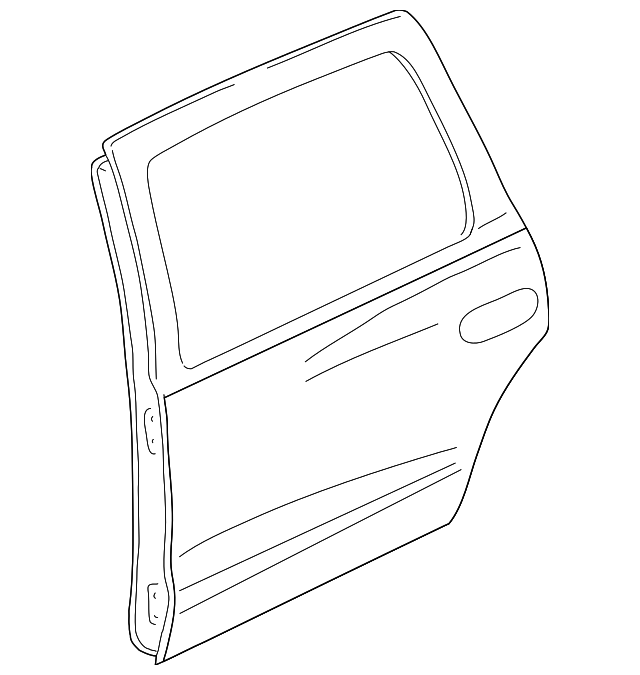 55256461AF Деталь DOOR SHELL, LEFT