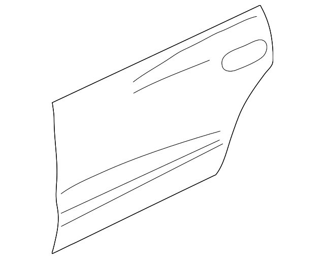 55256464 Деталь OUTER PANEL, RIGHT
