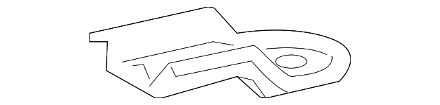 72143-04010 Деталь SEAT TRACK REAR BRACKET, LEFT