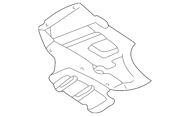 75898-0Z800 Деталь LOWER COVER, RIGHT