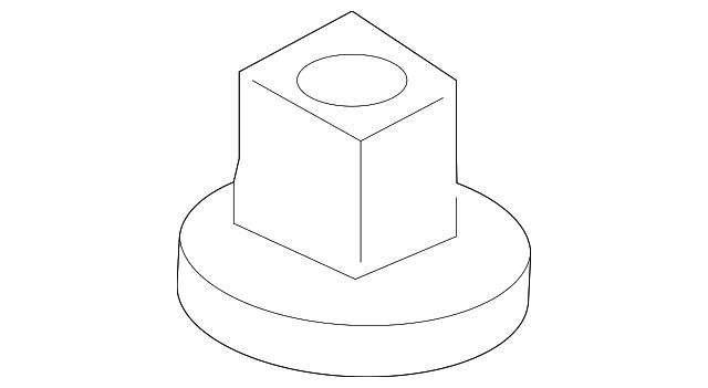 7171986Z00 Деталь BUMPER COVER NUT, RIGHT