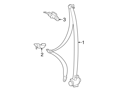 Tacoma REAR SEAT BELTS 2