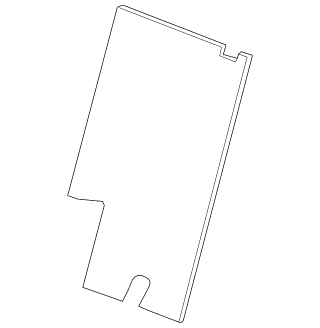8889078J00 Деталь SEAT BACK PANEL, LEFT