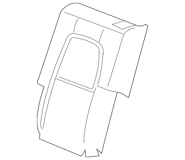 8838078J00 Деталь SEAT BACK COVER, RIGHT