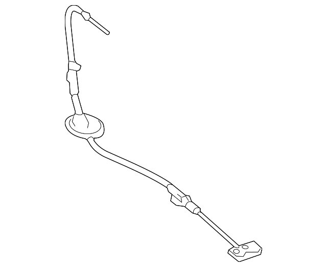 19316529 Деталь PARK BRAKE CABLE