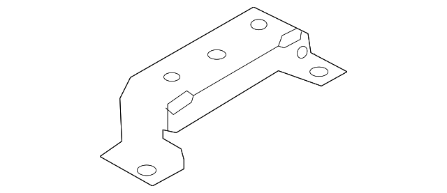 19317022 Деталь CENTER CONSOLE MOUNT BRACKET