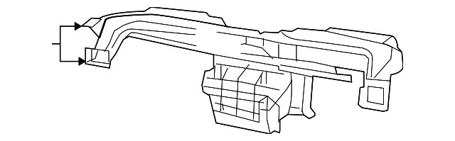 5058206AA Деталь OUTER DUCT, RIGHT
