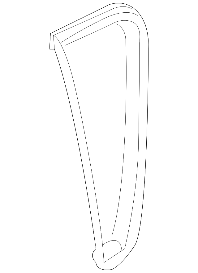 82273-7S000 Деталь WEATHERSTRIP, LEFT