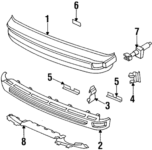 RX-7 FRONT BUMPER