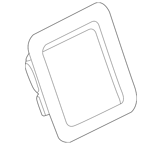 FL3Z-13550-A LICENSE LAMP, LEFT