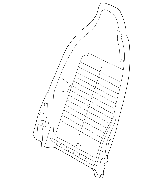 52-10-8-401-887 SEAT BACK FRAME, RIGHT