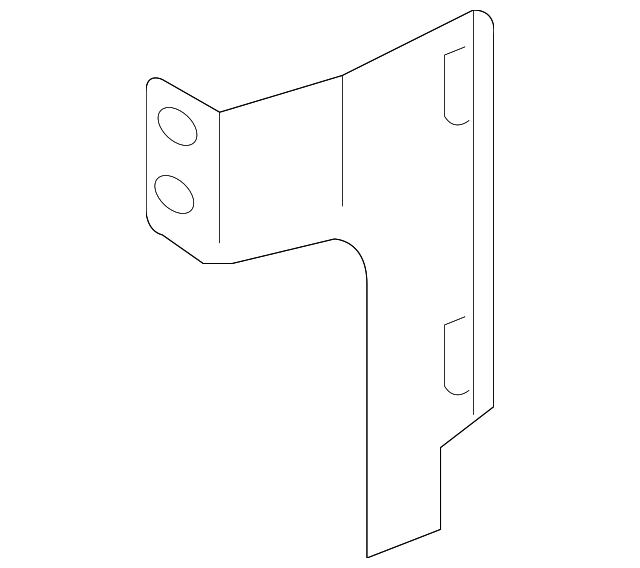 1Q0-915-345 Деталь SIDE BRACKET, LEFT