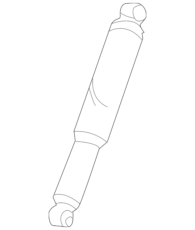 AU2Z-18V125-BF Деталь SHOCK, LEFT