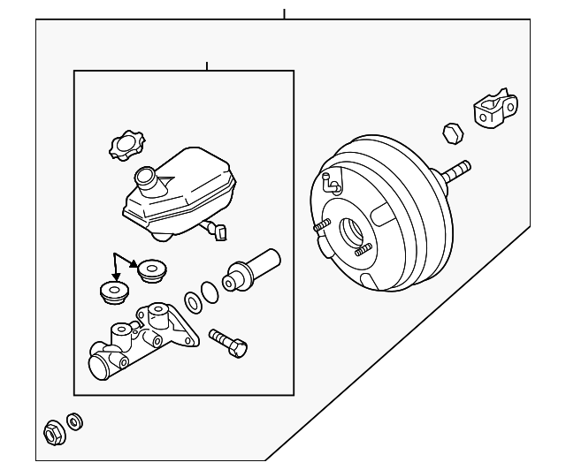 58500-4D551 BOOSTER ASSY