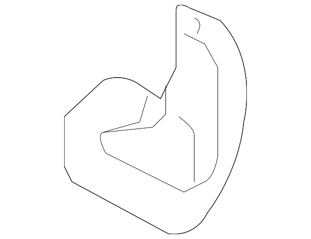 86841-3X700 MUD GUARD, LEFT