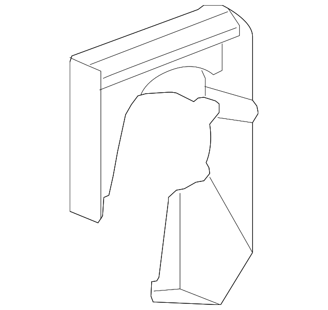 68033458AA Деталь WINDOW REGULATOR, RIGHT