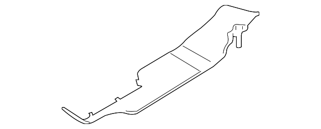 41009809974 Деталь BAFFLE, RIGHT