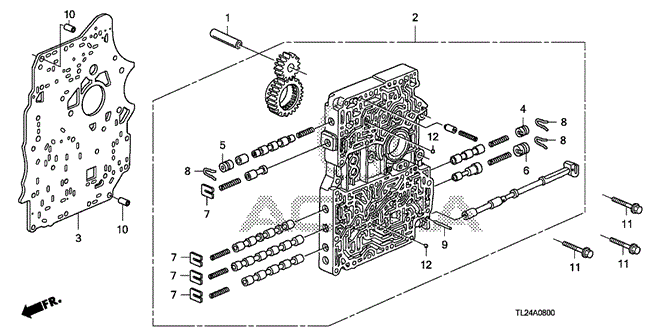 TSX SEDAN AT MAIN VALVE BODY