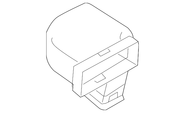 7462359J00 VENT DUCT, LEFT