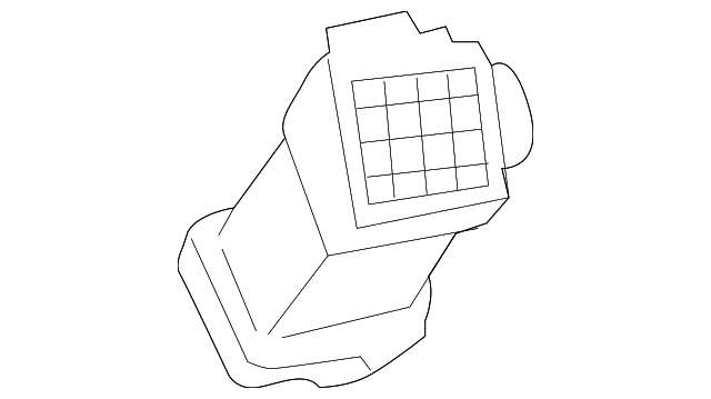 58860-0C021 AIR OUTLET, RIGHT