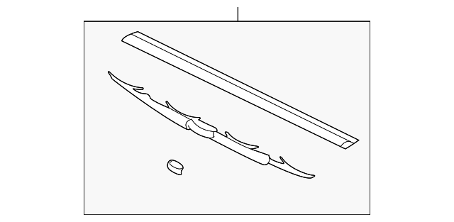 U8890-00020 WIPER BLADE, LEFT