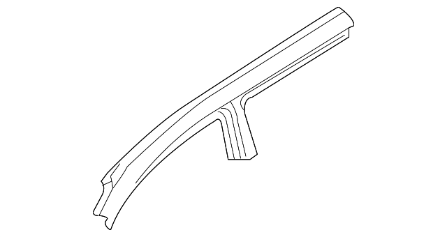 6411385Z20 Деталь ROOF RAIL, RIGHT
