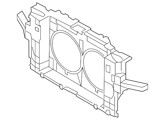 625011CA0B Деталь RADIATOR SUPPORT