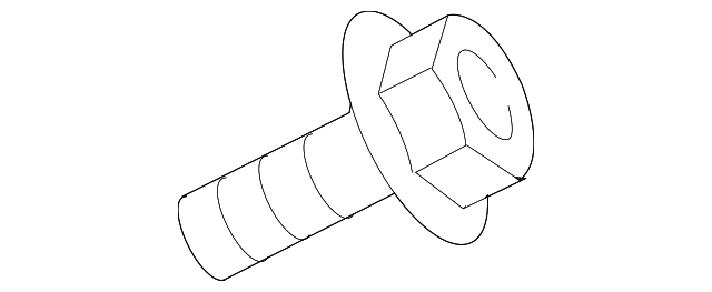 6104515AA Деталь LOWER HOSE MOUNT BOLT