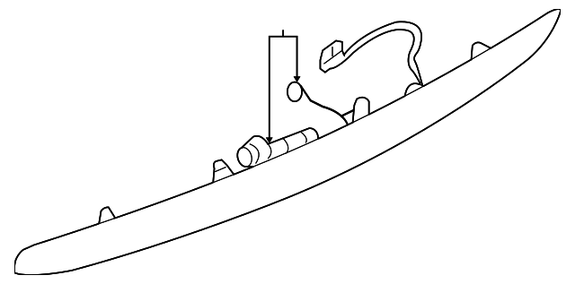 68020954AB Деталь LICENSE LAMP, RIGHT