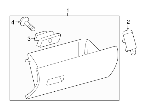 Tacoma GLOVE BOX
