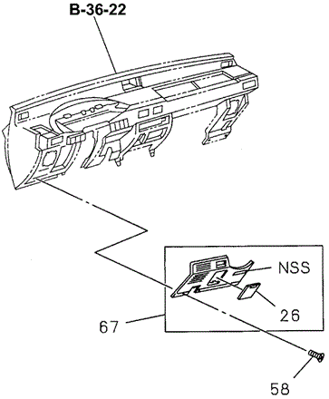 INTERIOR / BUMPER/INSTRUMENT COVER for 1995 Honda PASSPORT #1