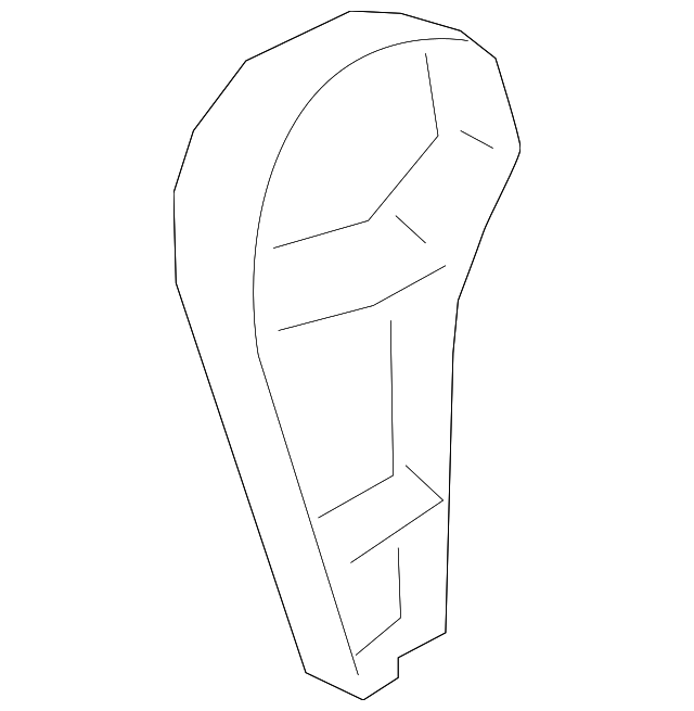 54721-T7A-H51ZA COVER, KNOB *NH892L* (MIRROR BLACK)