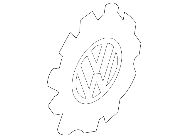 1C0-601-149-P-GRB CENTER CAP