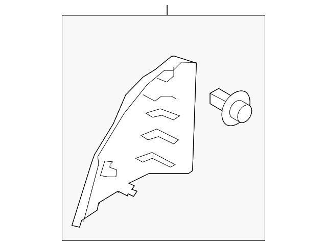 19316853 Деталь CORNER TRIM, LEFT
