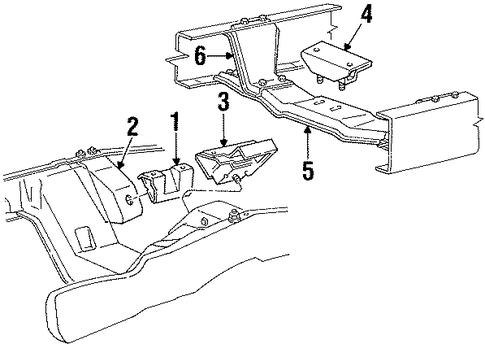 Bronco ENGINE & TRANS MOUNTING