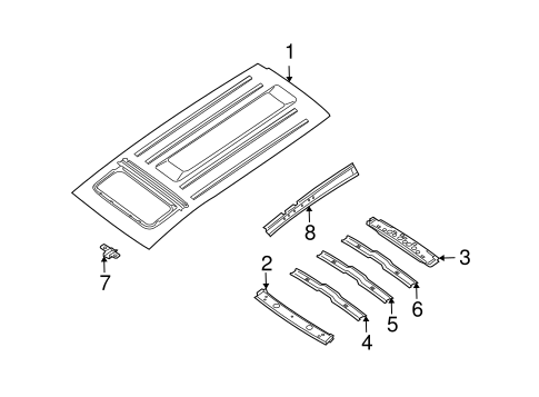 QX56 ROOF & COMPONENTS