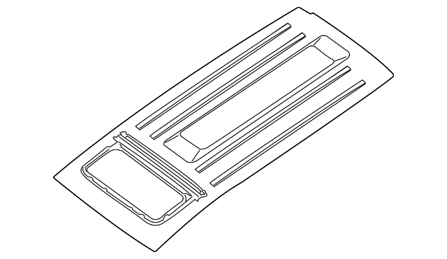 731007S01A Деталь ROOF PANEL