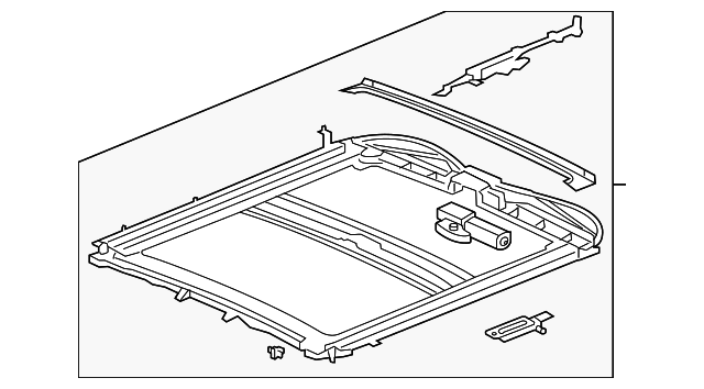 19120488 Деталь SUNROOF ASSY