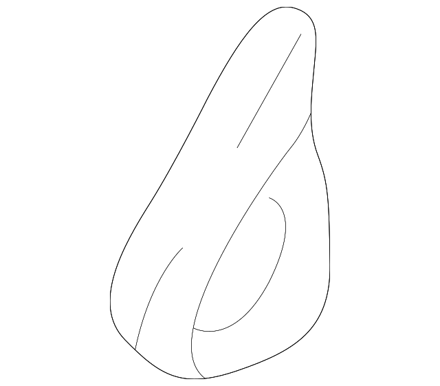 88071-26000-FB Деталь RECLINE KNOB, LEFT