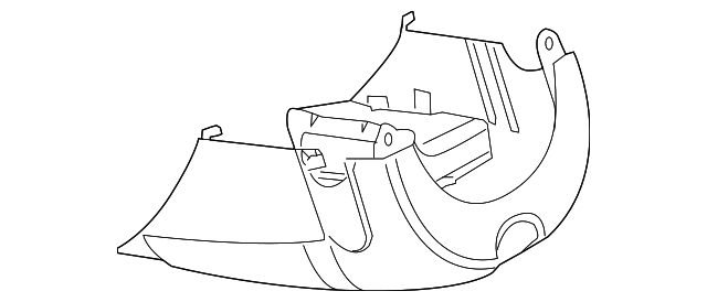 8K0953512CJ42 Деталь LOWER COVER