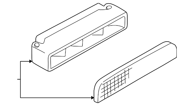 8D5-945-122 Деталь HIGH MOUNT LAMP