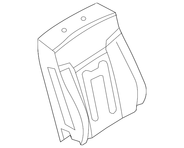 AL3Z-1864810-A Деталь SEAT BACK PAD, RIGHT