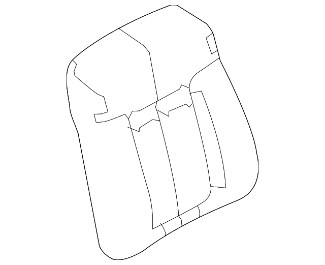 AL3Z-1564417-AA Деталь SEAT BACK COVER, LEFT