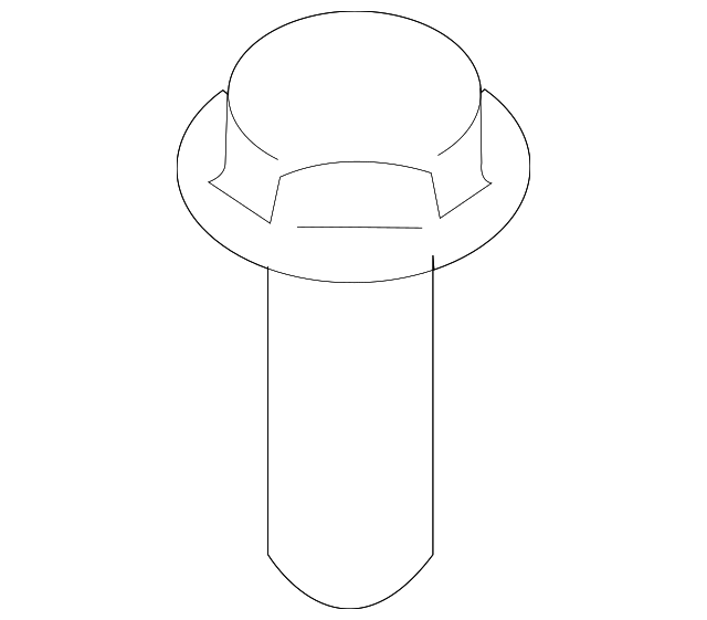 -W500233-S439 FRONT INSULATOR SCREW