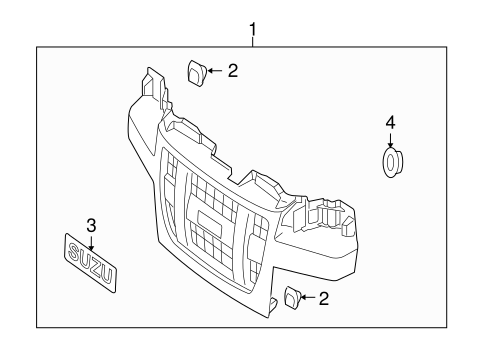 i-290 GRILLE & COMPONENTS
